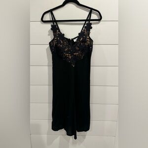 Vintage Ritmo di Perla La Perla black lace dress